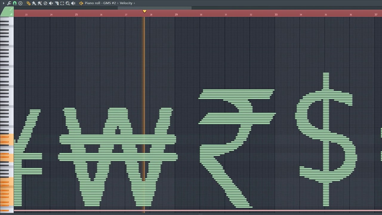 What Money Sounds Like - MIDI Art
