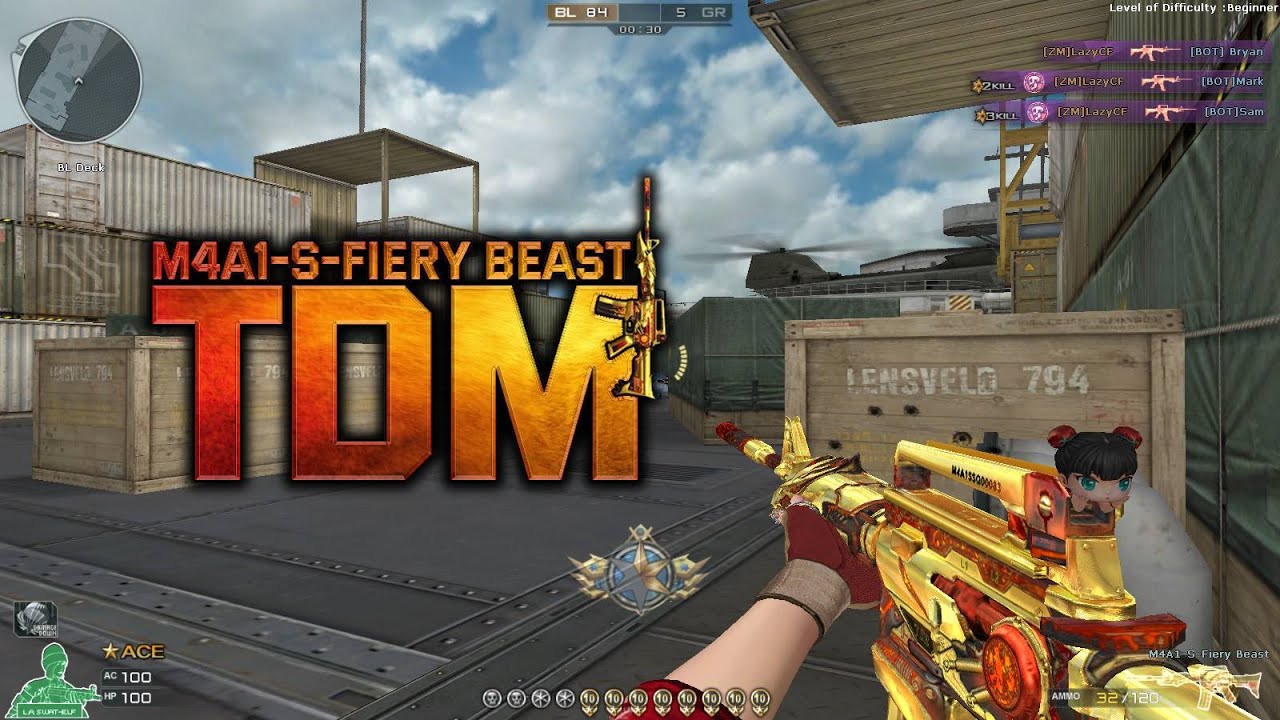 Crossfire West - New Marks Shop M4A1-S-Fiery Beast Team Deathmatch Game played