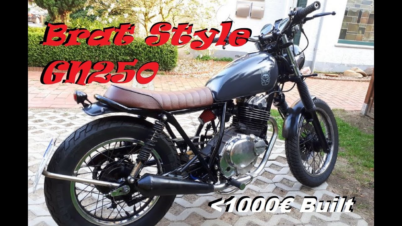 Build a Brat-Style Suzuki GN250 for daily commute