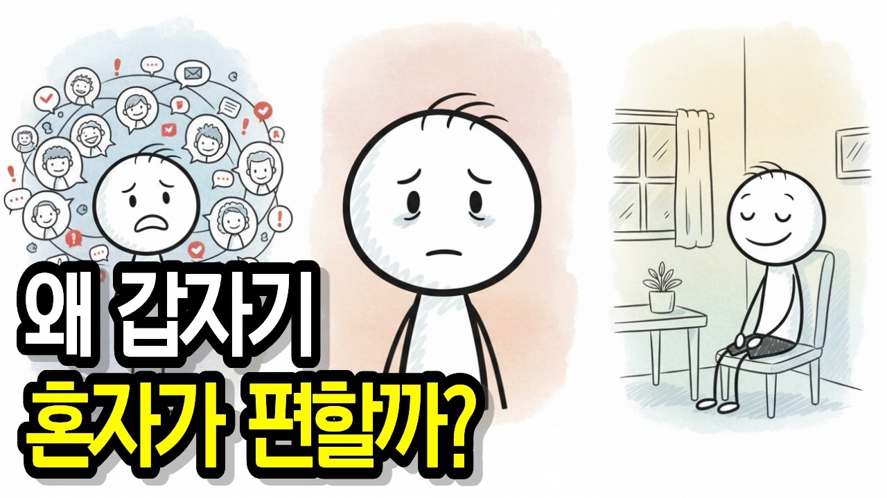 요즘 사람 만나기 힘든 이유 (당신만 그런 게 아닙니다) #혼자이고싶은이유 #뇌신호 #심리학