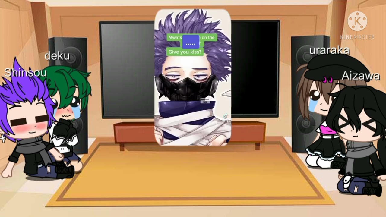 bnha react to shindeku