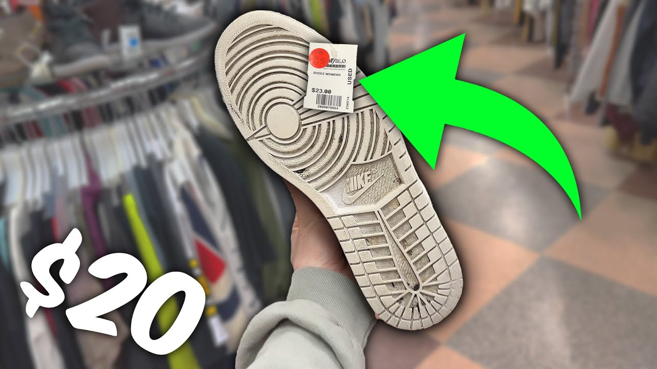 This THRIFT STORE Had Someone's ENTIRE Sneaker Collection!