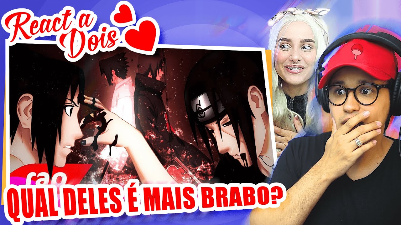 REACT Rap do Sasuke e Itachi (Naruto) - A CANÇÃO DOS RENEGADOS | 7 minutoz