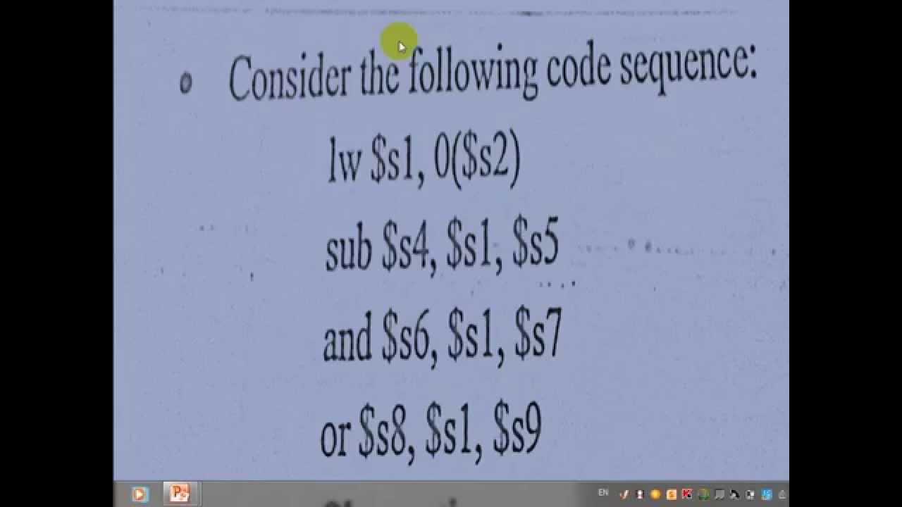 example of data hazard 1