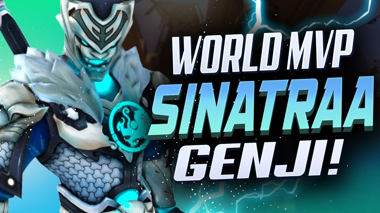 WORLD MVP SINATRAA SHOWING HIS GENJI SKILLS! [ OVERWATCH SEASON 20 TOP 500 ]