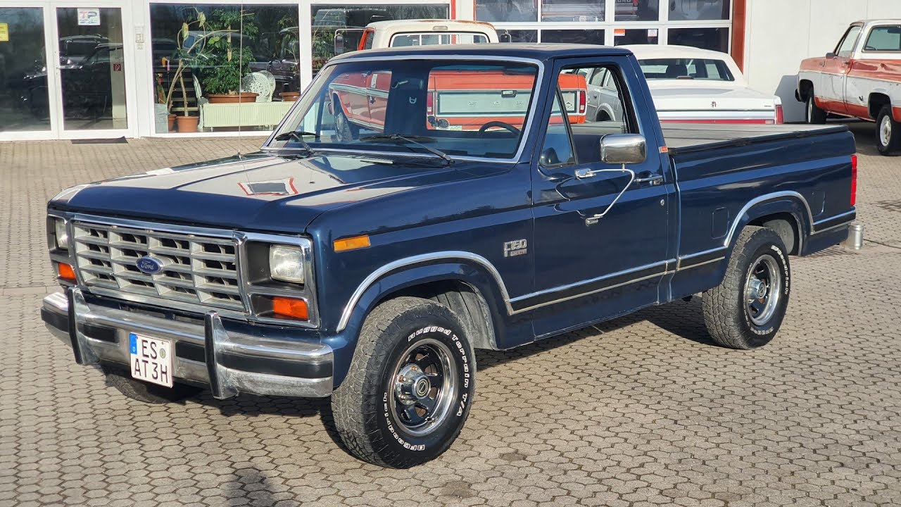 1986 Ford F150 XLT Lariat Shortbed Blau
