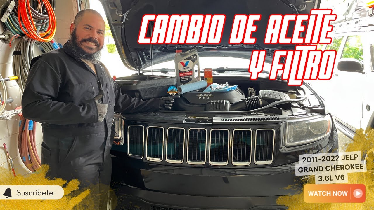 COMO cambiar ACEITE y FILTRO a Jeep Grand Cherokee