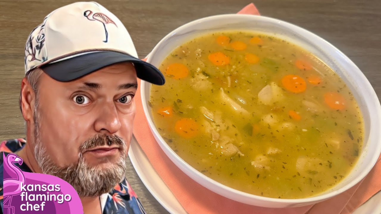 The best Chicken and Rice soup EVER  AKA Chicken-a-roni soup