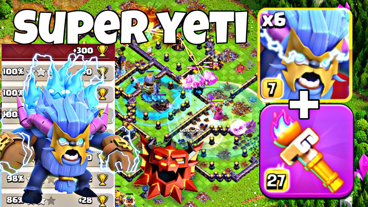EASIEST TH18 3-Star Strategy! ⭐️ RC Charge Super Yeti Guide (2026)