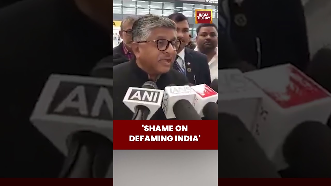 Ravi Shankar Prasad Condemns Youth Congress Protest: &ldquo;Shame on Defaming India at AI Summit&rdquo;
