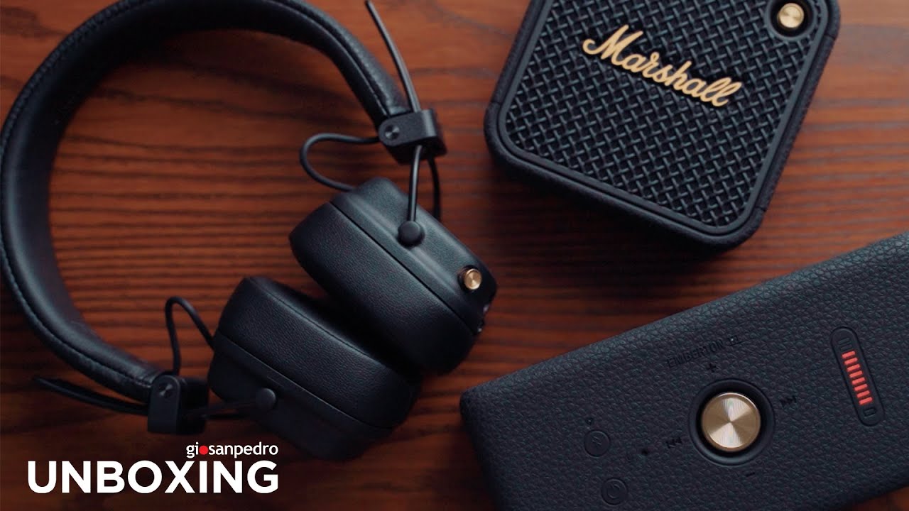 Marshall Willen II, Emberton III, & Major IV Wireless Headphones and Speakers | ASMR Unboxing
