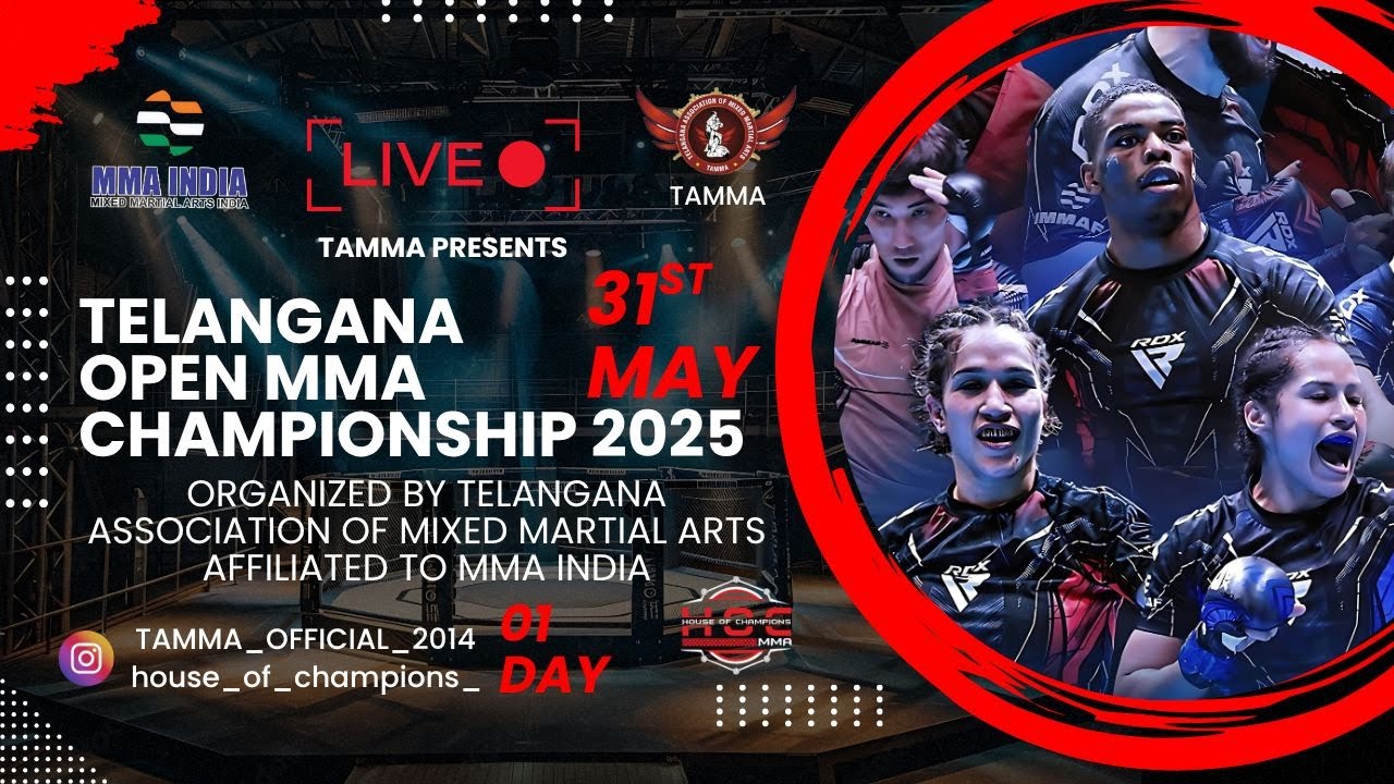 TELANGANA OPEN MMA CHAMPIONSHIP 2025 [ #mma #mmalife #mmaindia #fight ]