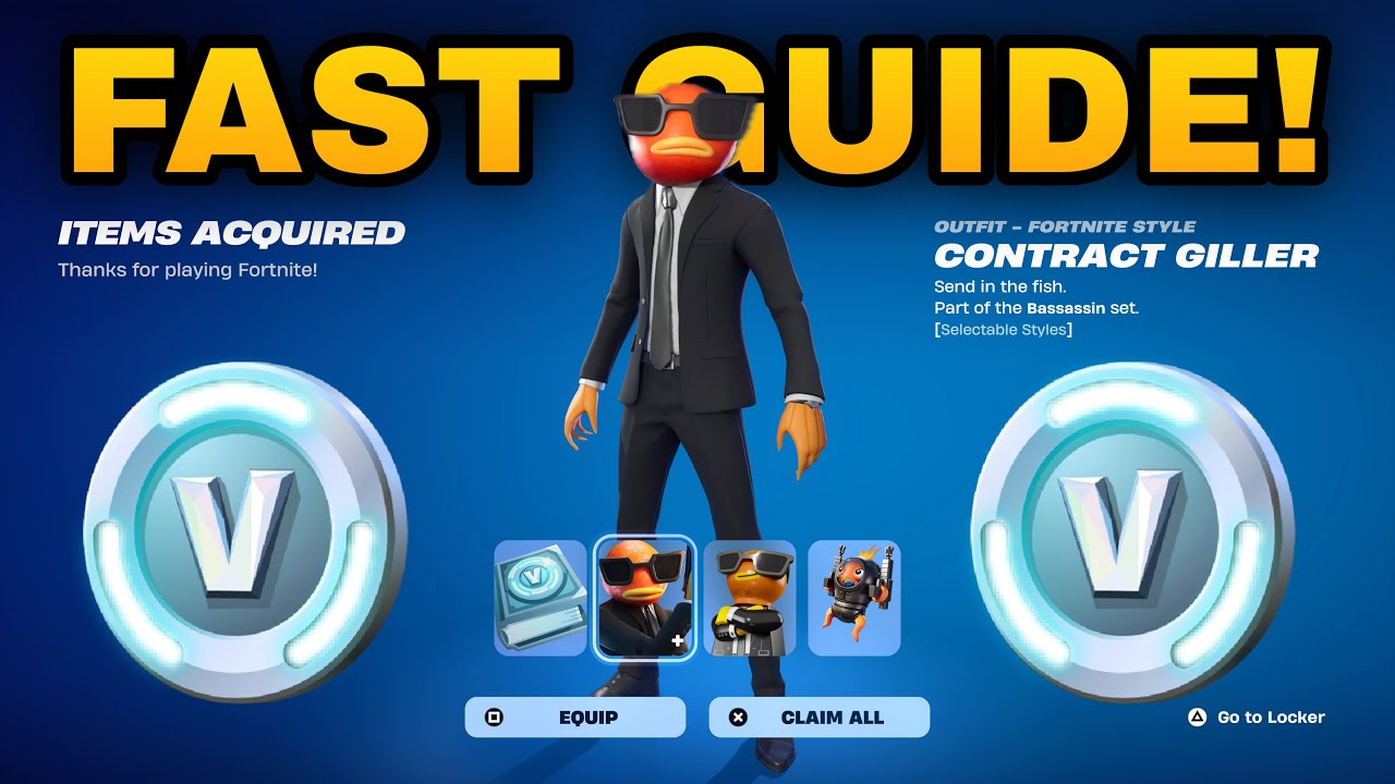 How To COMPLETE ALL CONTRACT GILLER BASSASSIN QUESTS CHALLENGES in Fortnite! (Quests Pack Guide)