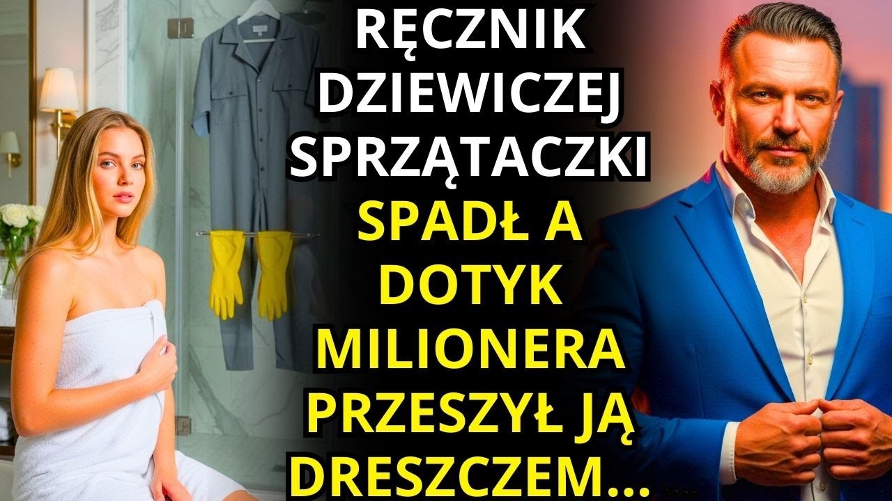 RĘCZNIK DZIEWICZEJ SPRZĄTACZKI SPADŁ, A DOTYK MILIONERA SPRAWIŁ, ŻE DOSTAŁA GĘSIEJ SKÓRKI...