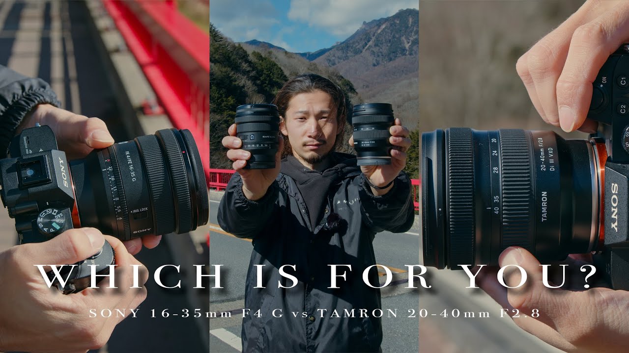 Sony 16-35mm F4 G против Tamron 20-40mm F2.8 | Что вам подходит?