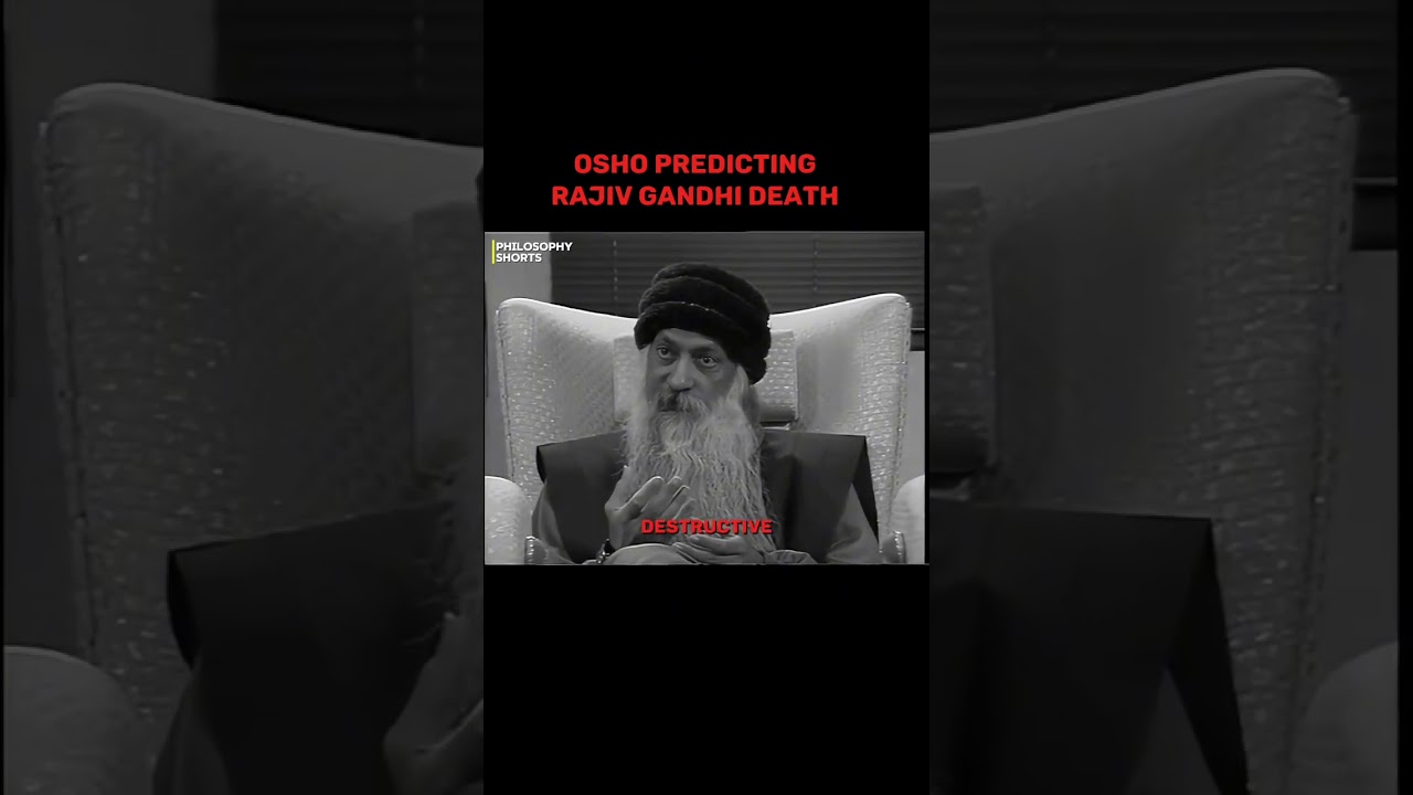 osho predict rajiv gandhi assassination#osho#ytshorts#shorts#viral#osholife#oshomeditation