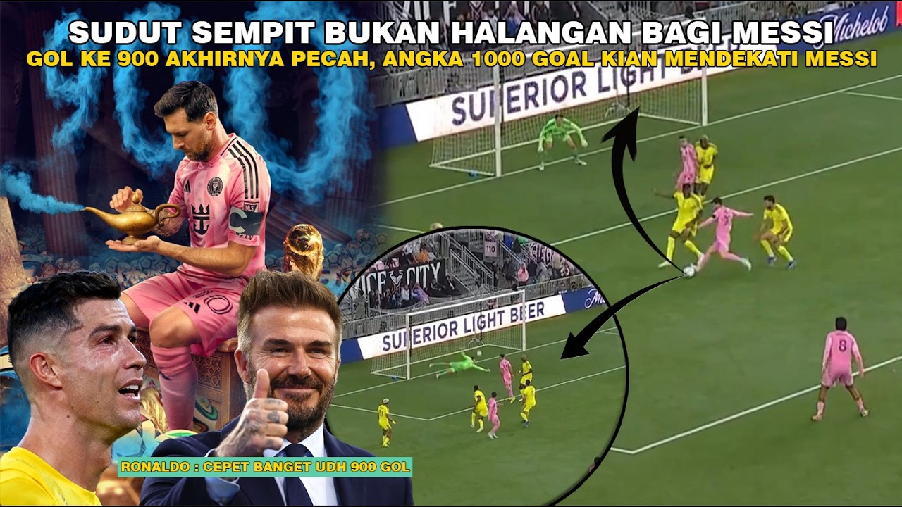 PECAH TELUR! MESSI MENYEMPURNAKAN REKOR 900 GOL DARI SUDUT SEMPIT & BUAT RONALDO MERINDING KEPANIKAN