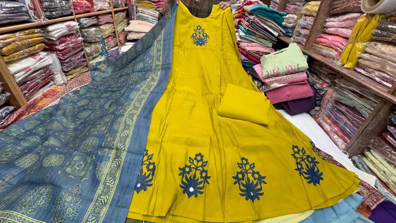 Chickpet Wholesale New Varieties in Umbrella Kurtis & Kurti sets. Single piece courier available.
