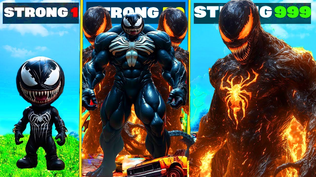 Franklin& ShinChan⚡Controlling Lava Venom Suit Upgrade 🔥😱In GTA 5 Telugu