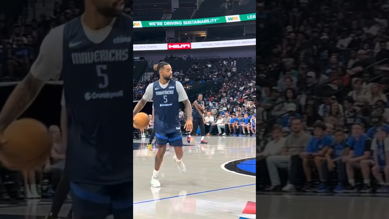 D&rsquo;Angelo Russell pre game workout