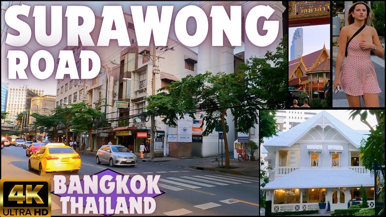 SLIPPIN' In PATPONG's BACKDOOR  - Surawong Road, Bangkok, Thailand🇹🇭4K