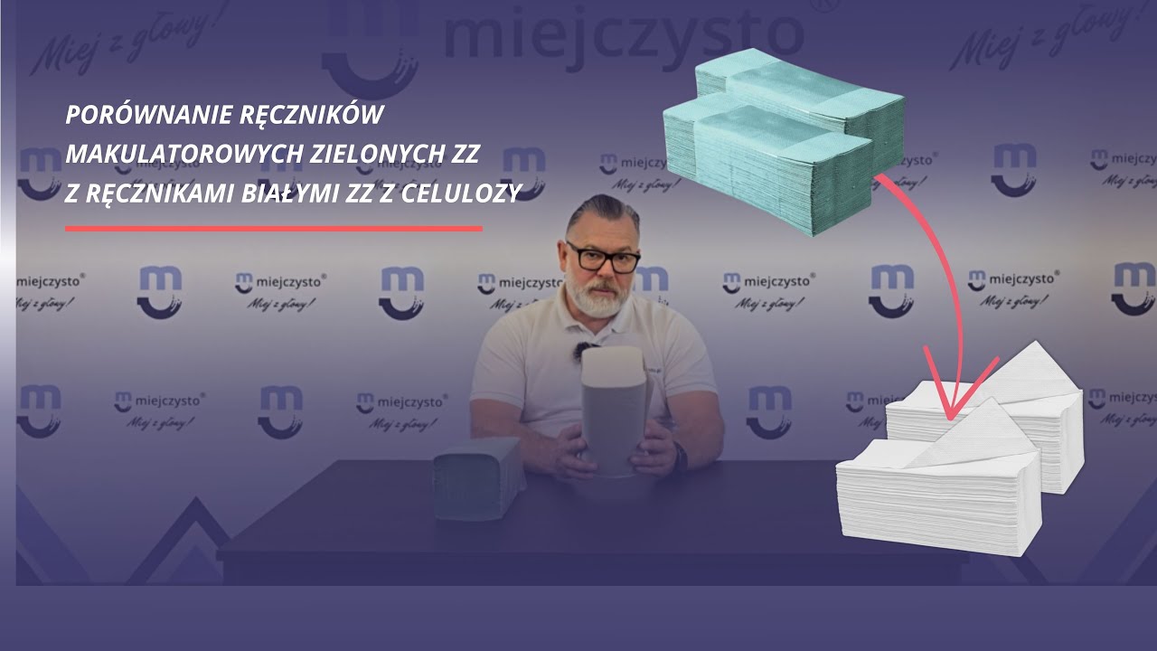 Ręczniki ZZ: Makulatura vs Celuloza – Wielkie Porównanie! 🧻 Co wybrać do Twojej firmy? | Miejczysto