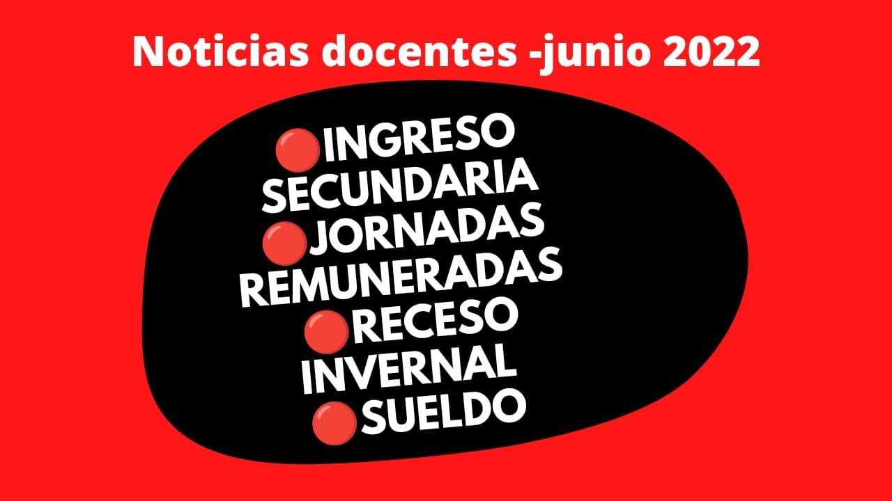INFORMATIVO DOCENTE JUNIO 2022
