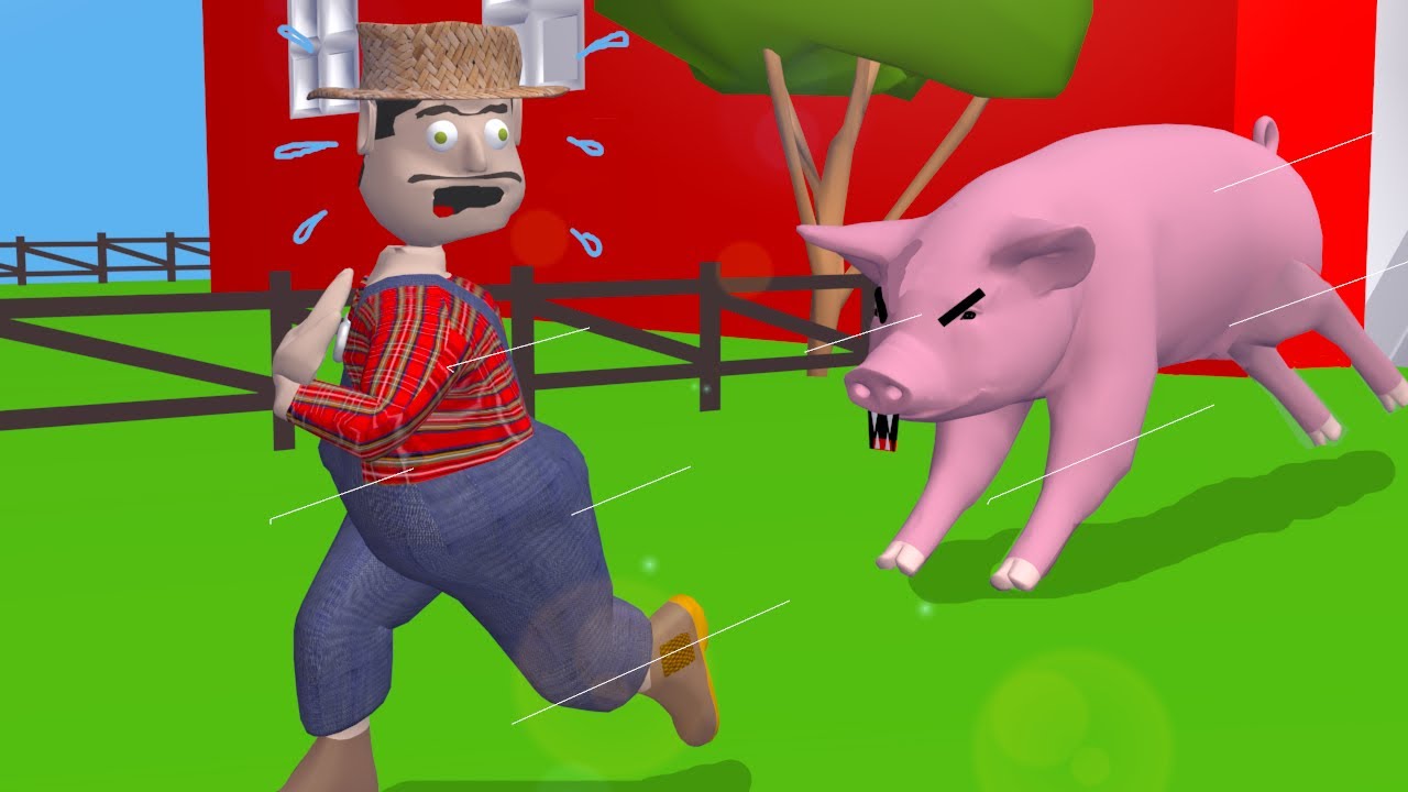 JUCA PA&Ccedil;OCA e os PORCOS, ANIMA&Ccedil;&Atilde;O 3D