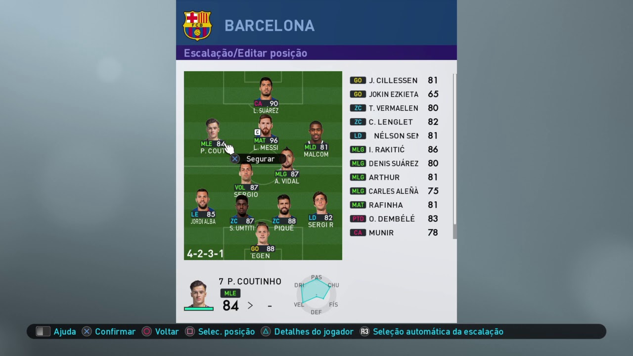 PES 2019 - TÁTICAS ESPECIAIS - TIKI TAKA e RETENÇÃO DE BOLA