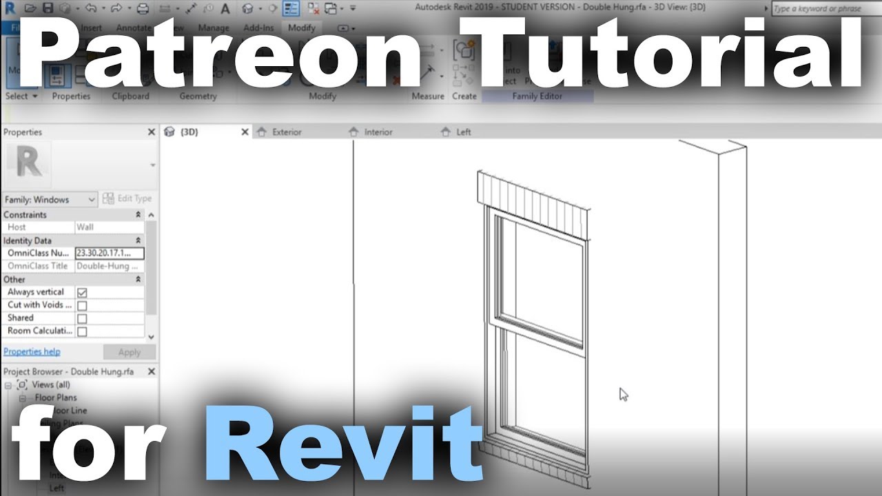Patreon Tutorial: on/off parameter and family tips