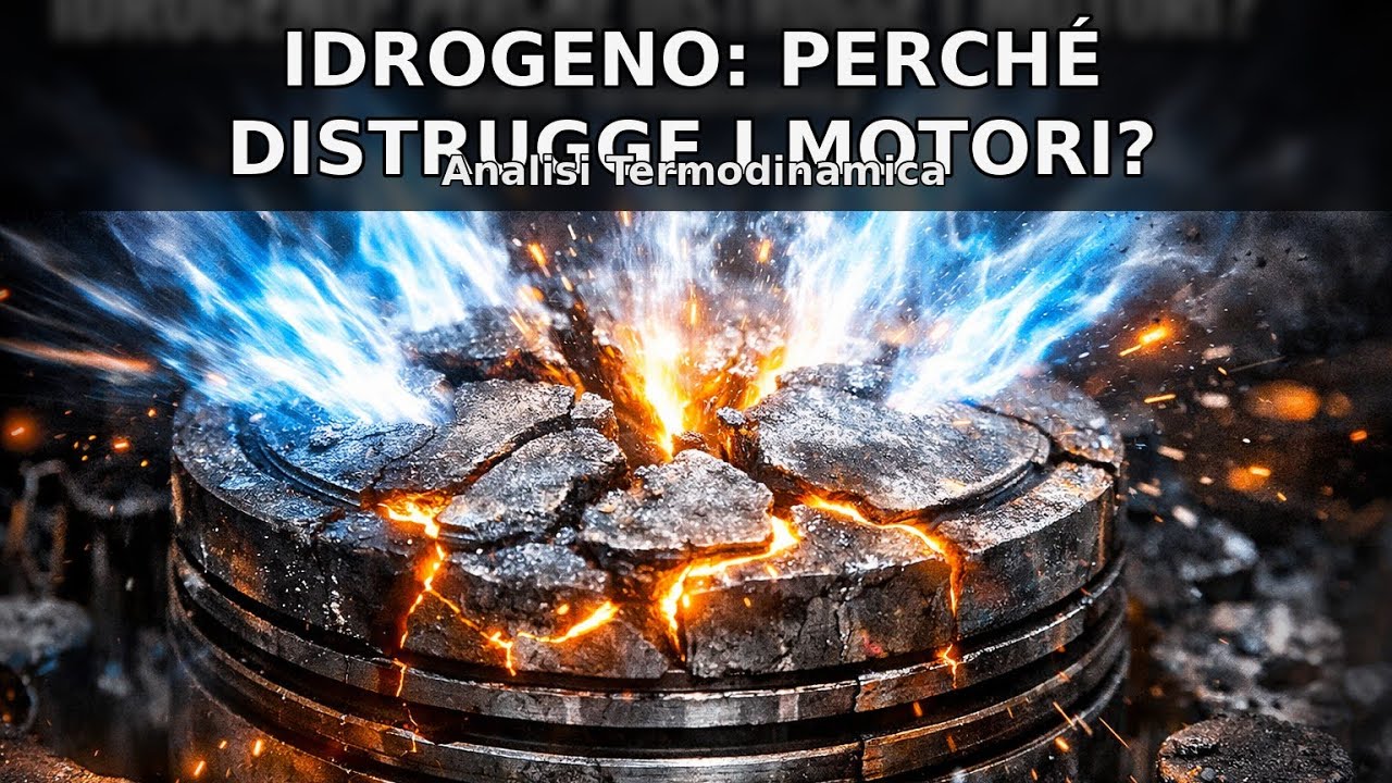 MOTORE A IDROGENO: Perch&eacute; vuole DISTRUGGERE i tuoi pistoni? 💥 (Analisi Tecnica)