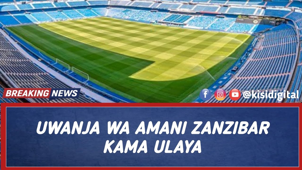 CHEKI UWANJA WA AMANI ZANZIBAR KAMA ULAYA....