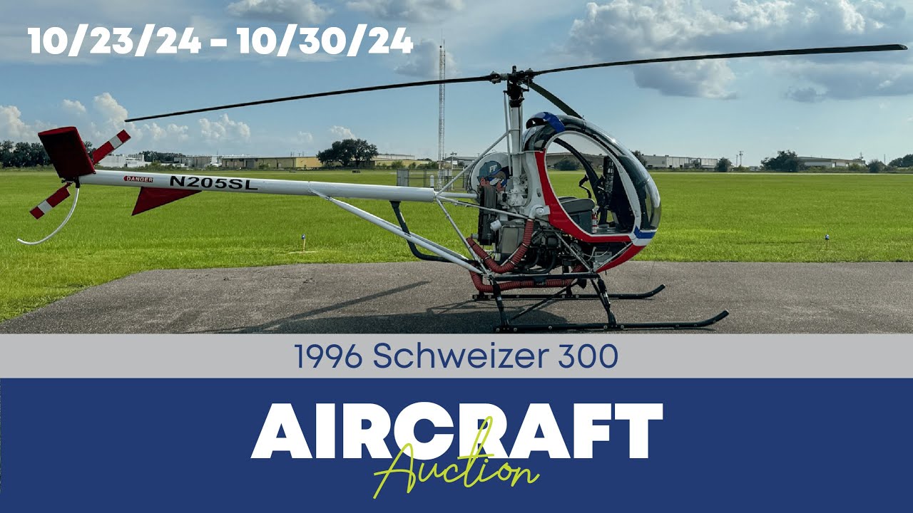 Schweizer 300 1996 // Fresh Annual // N205SL ** Online Auction Starts October 23, 2024
