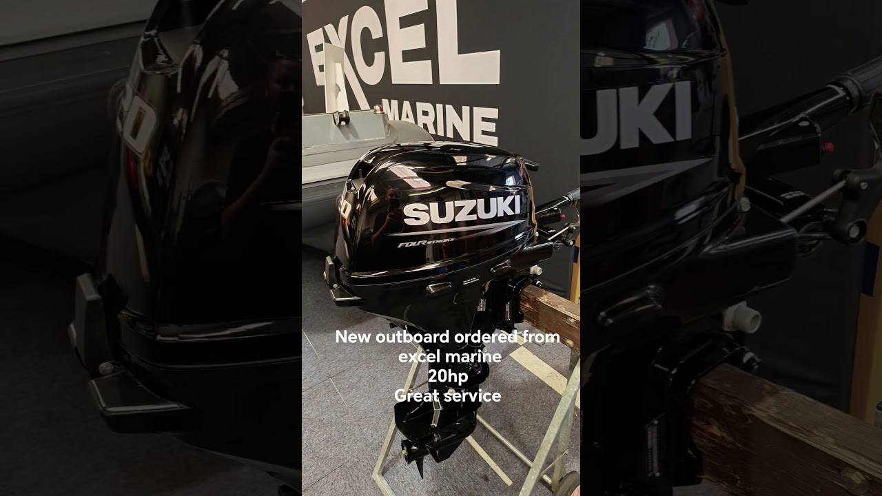 Suzuki 20hp outboard #travel #boatlife #boating #boats #outboards #sailing #asmr #fyp #shortsvideo