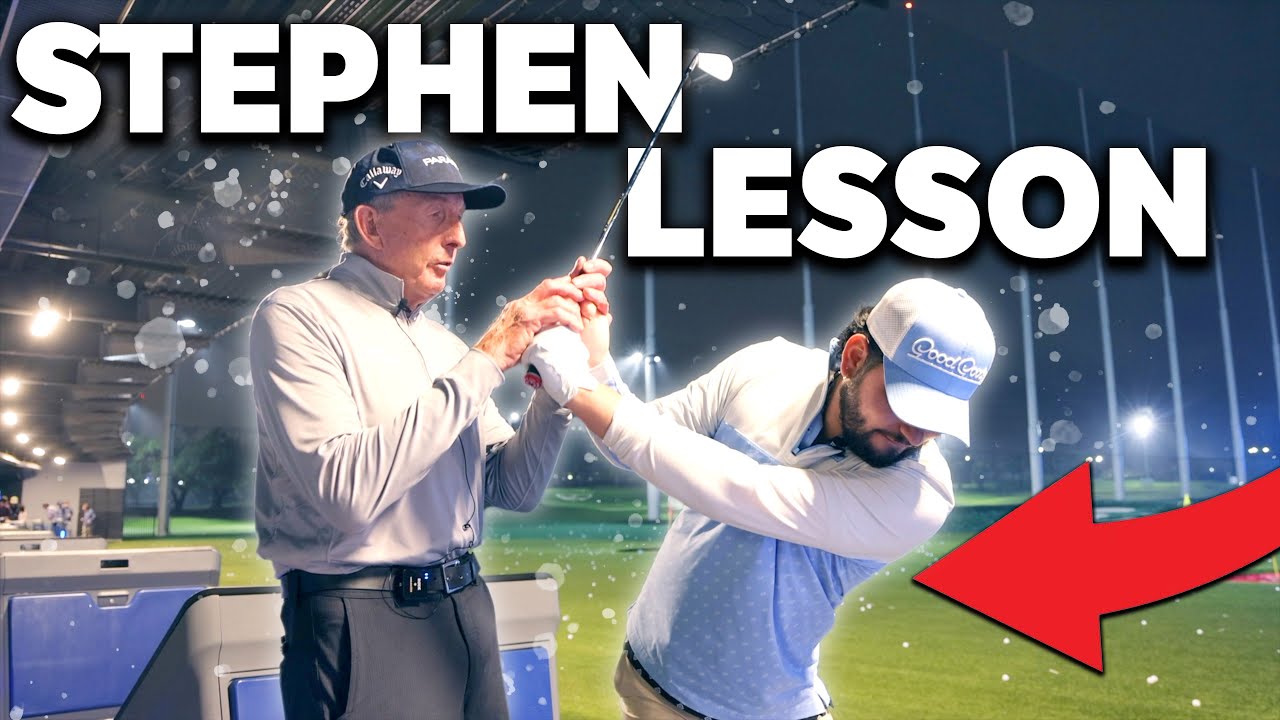 Steve Gets a Lesson From Legendary Coach David Leadbetter