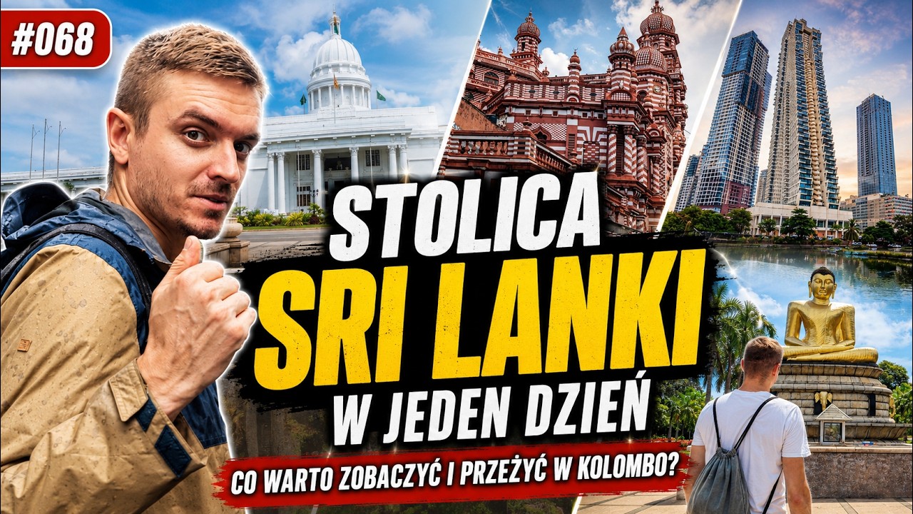 Kolombo, najciekawsze atrakcje: Czerwony Meczet, świątynia Gangaramaya z przewodnikiem Ep.068