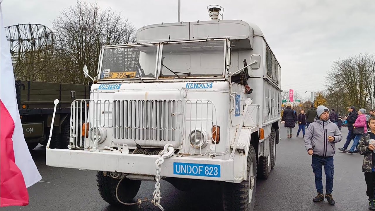 Biała ciężarówka Star 660 UNITED NATIONS UNDOF