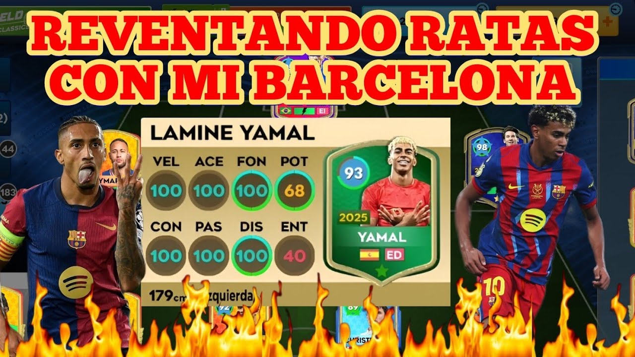 MEJORE A LAMINE Y JUGUE LA CATEGORÍA 1 CON MI FULL BARCELONA 🔥♥️ // DLS26 LIVE