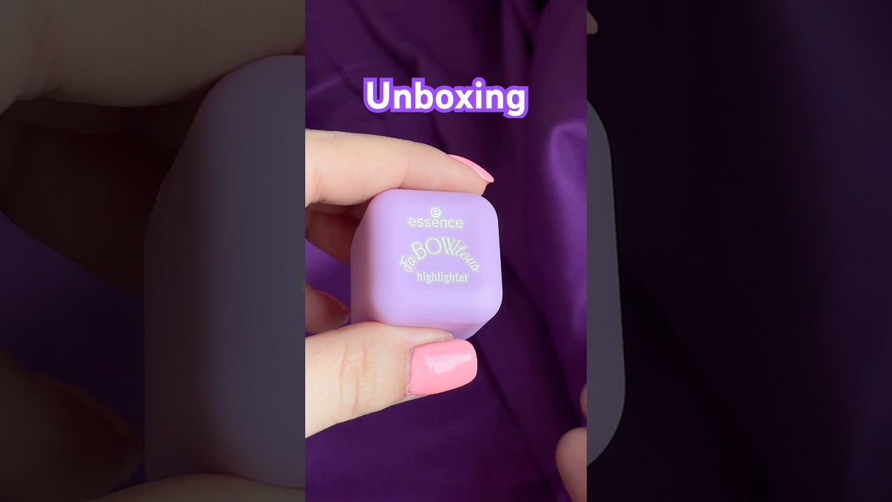 Unboxing essence FaBOWlous @essence_cosmetics #essence #fabowlous #highlighter #unboxing #makeup