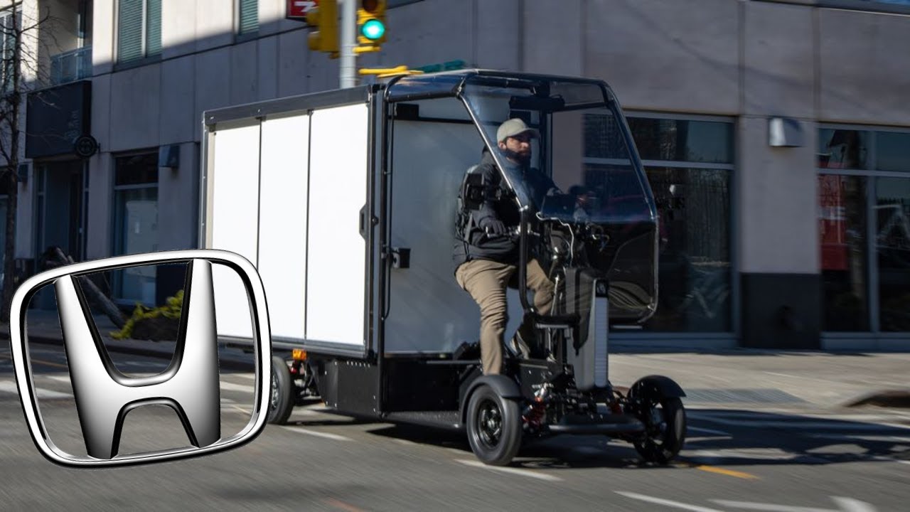 Honda Just Built a Delivery Vehicle That Fits in a Bike Lane