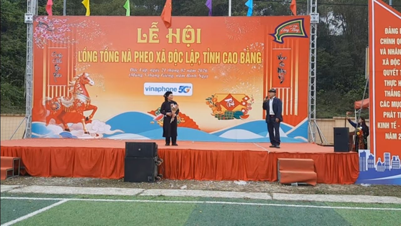 Mừng lễ hội lồng thổng nà pheo.xã độc lập.Đàm Tình tự biên tự diễn.