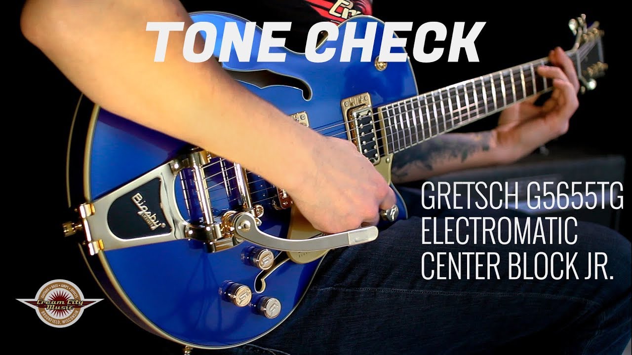 TONE CHECK: Gretsch G5655TG Electromatic Center Block Jr. Demo | NO TALKING