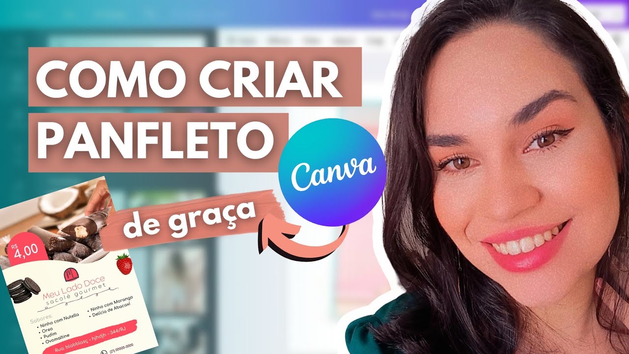 COMO FAZER UM PANFLETO NO CANVA grátis | Passo a passo - Mari Costa