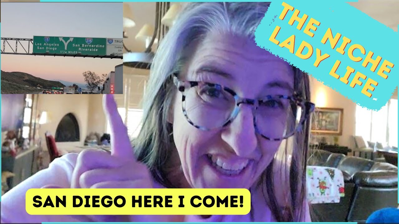 San Diego Here I Come!  The Niche Lady Takes a Road Trip
