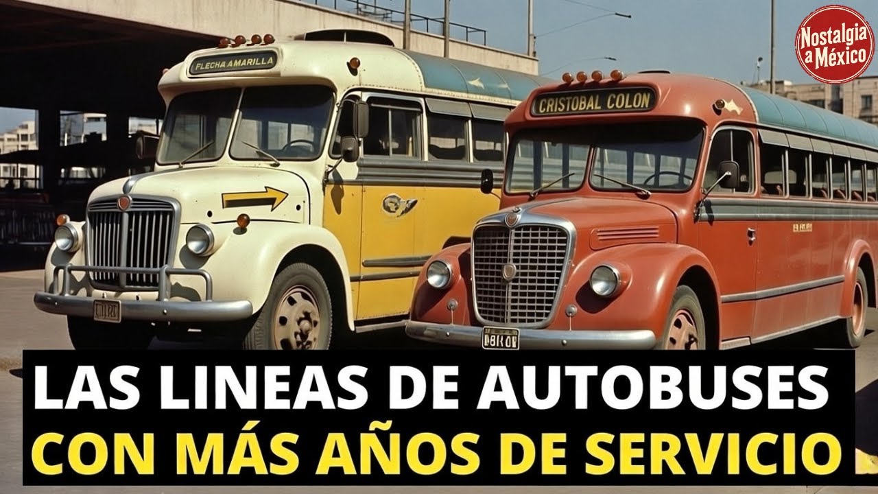 LAS LINEAS 5 DE AUTOBUSES MAS ANTIGUAS DE MÉXICO PARTE 2 CON MAS AÑOS DE SERVICIO.