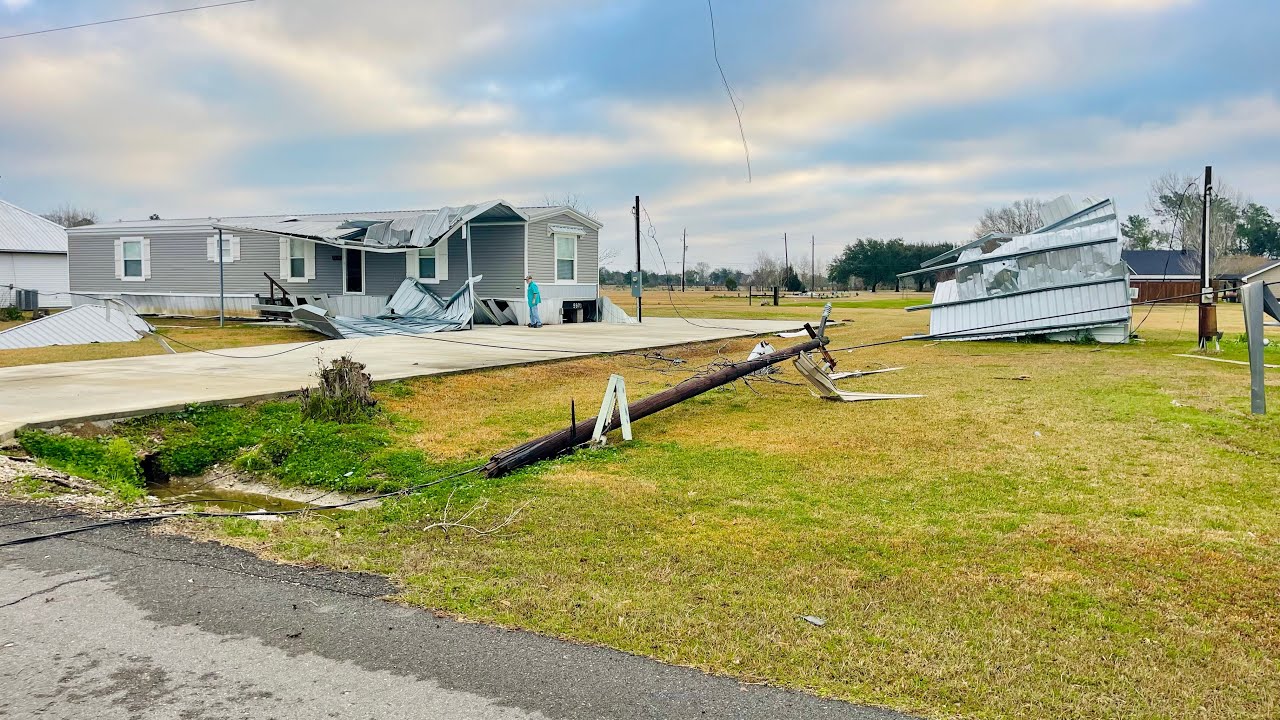 (2-15-2026) EF1 Tornado Damage in Lake Charles, LA