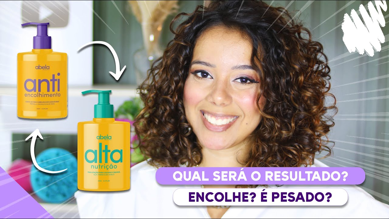 TESTANDO FINALIZADOR ANTI ENCOLHIMENTO E ALTA NUTRIÇÃO DA ABELA - Tamires Maia