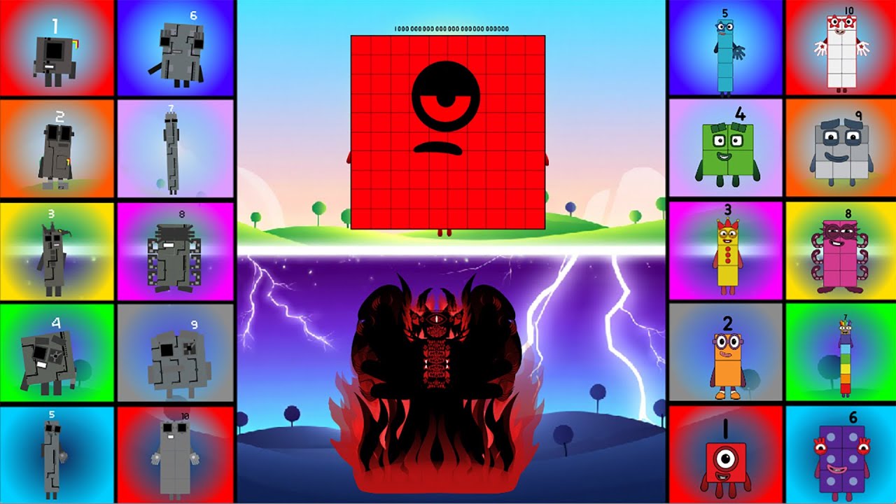 Uncannyblocks Band But Different (100SP - 1Oct) Vs (1-10) But Normal vs Uncanny