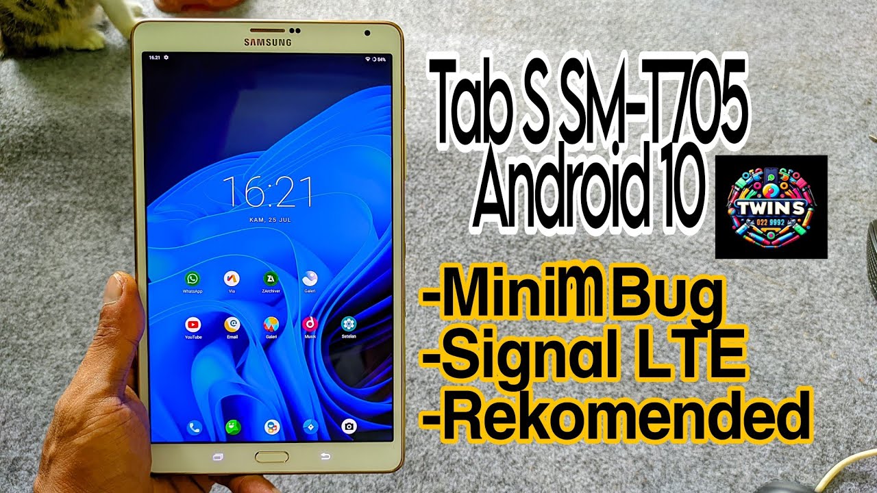 Tutorial‼️ Samsung tab S 8.4 SM-T705 upgrade android 10 #sm-t705 Os 10