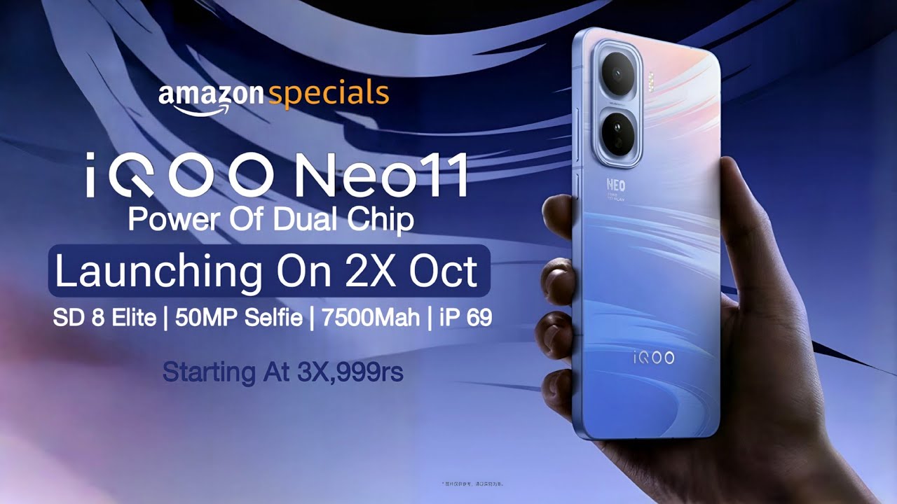Первый взгляд на iQOO Neo 11 | Полные характеристики iQOO Neo 11 и дата выхода в Индии | Цена iQO...